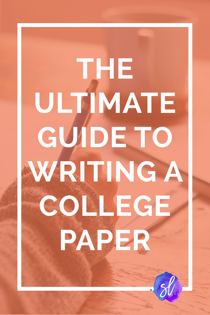 The updated and expanded ultimate guide to writing a college paper! From choosing your question to editing the final product, here's how to write a college paper. Save this pin and click through to read!
