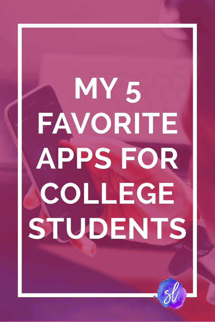 These 5 apps are the absolute best I've found for college students. They help me improve my productivity, organization, and state of mind. Save this pin and click through to read the post!