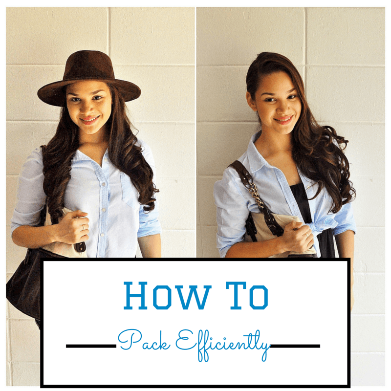 How to Pack Outfits for a Trip | A Sara Laughed guest post