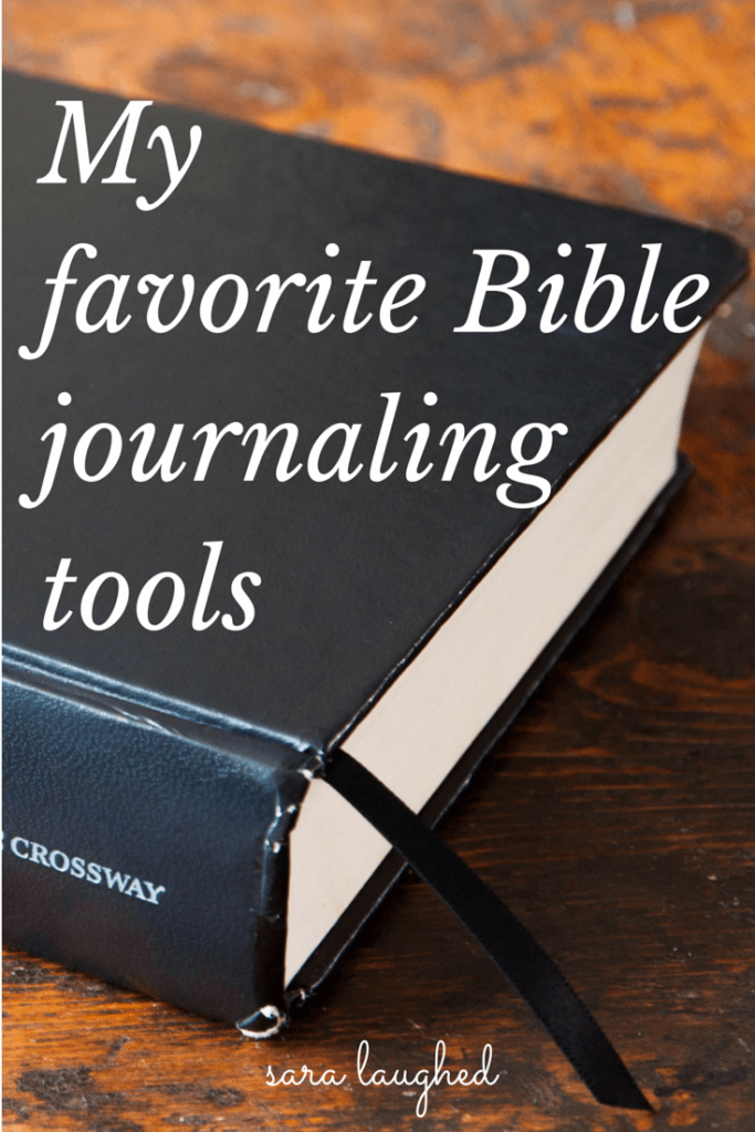 My Favorite Bible Journaling Supplies and Resources - Sara Laughed