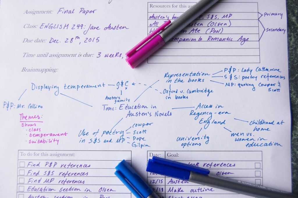 How to use an assignment planner + a free printable! - Sara Laughed