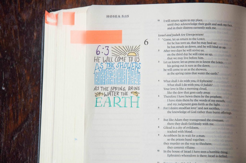Bible Journaling Headers: How I Make Book Headers in My Bible