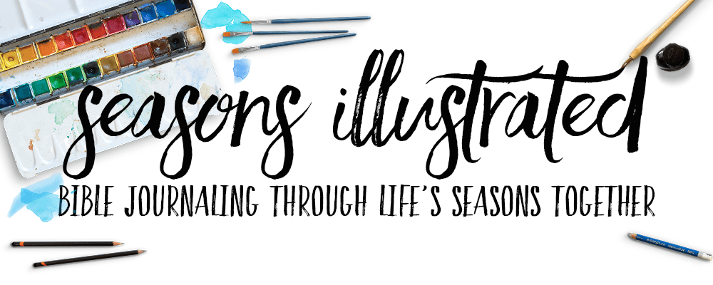 Announcing Seasons Illustrated! A new Bible journaling project by Sara Laughed