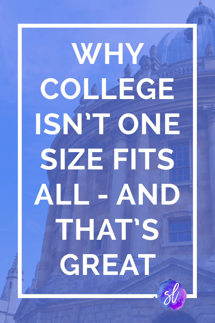 Let's give up on the myth. College isn't the same for everyone, and that's a good thing! Read here to find out why.