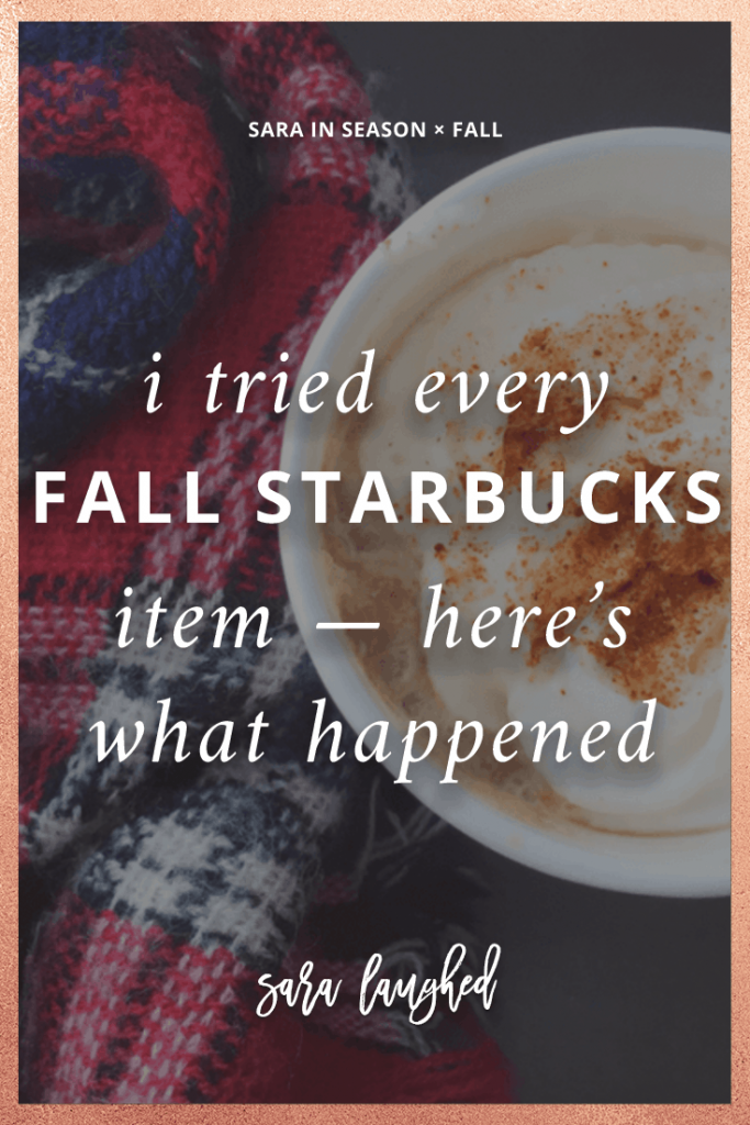 Pin this! I tried everything at Starbucks — here's what happened.