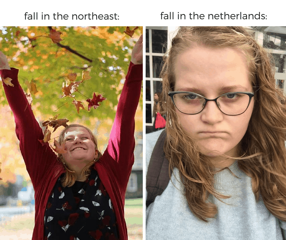 Dutch vs. American fall