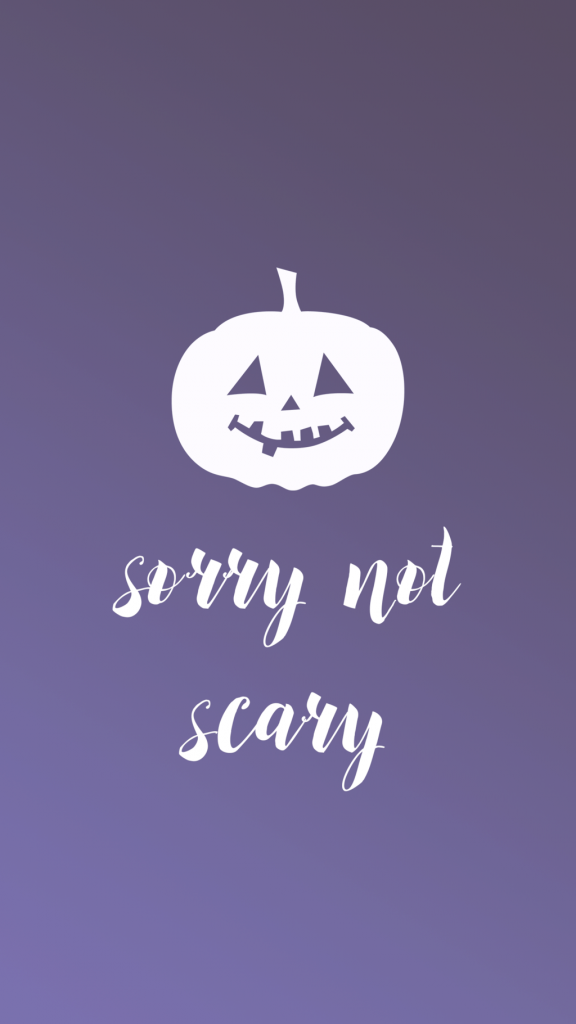 Halloween Phone Wallpaper - Sara Laughed - sorrynotscary