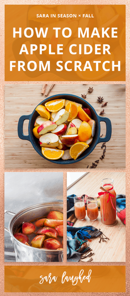 Pin this tutorial to make apple cider!