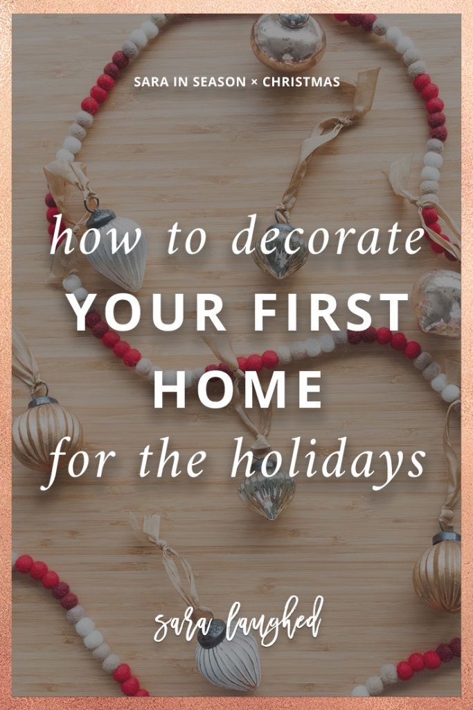 Decorating Our First Home for the Holidays with Minted