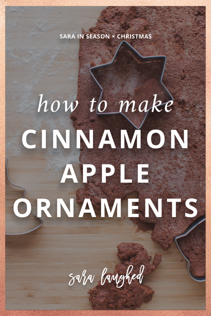 How to make cinnamon apple ornaments 1