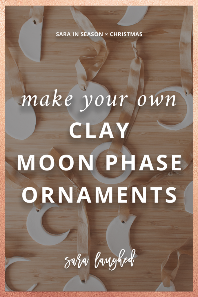 DIY These Clay Moon Ornaments to Make Your Tree Feel Magical