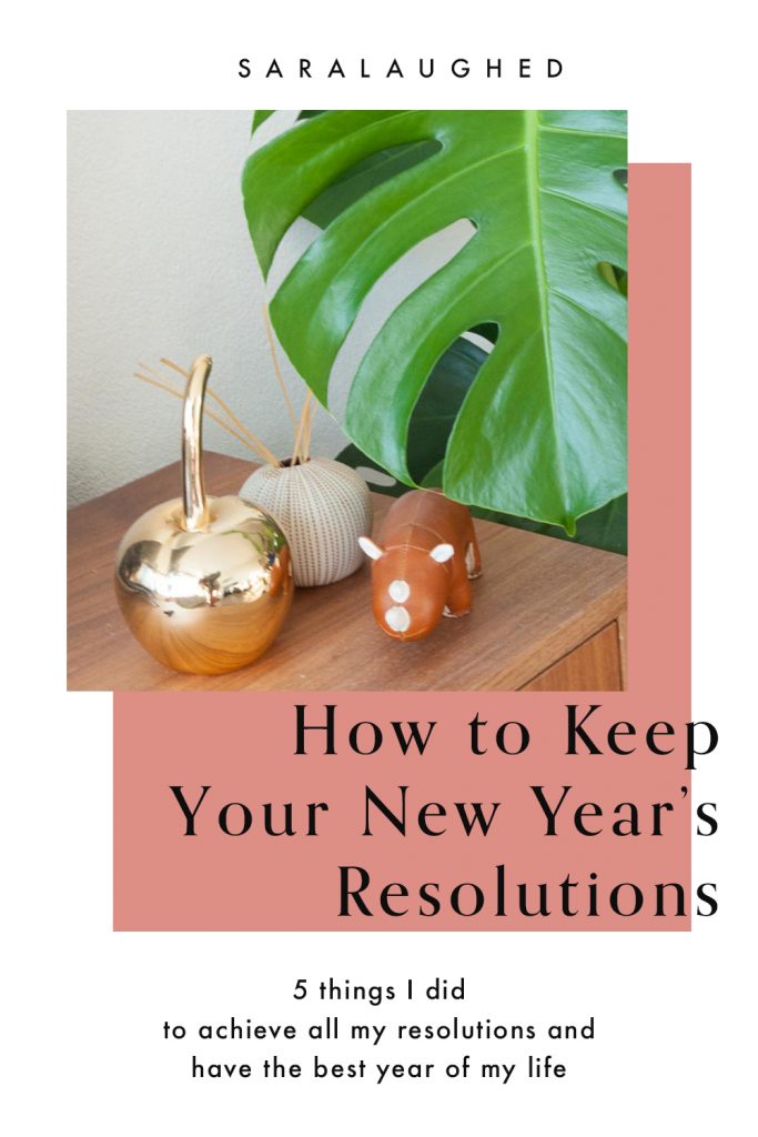 How to Keep New Year's Resolutions 1